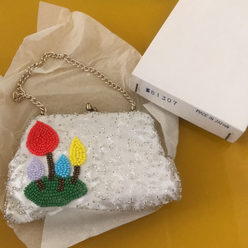 Vintage Handmade Japanese Wrist Coin Purse Wallet